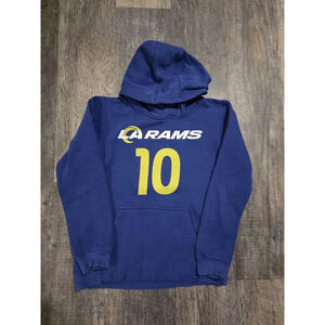 Outerstuff LA Rams #10 Cooper Kupp Blue Hoodie Youth Size Large